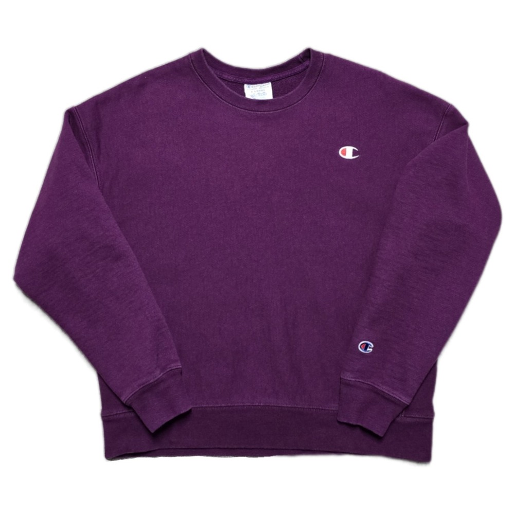 Vintage Champion Reverse Weave Purple Crewneck Sweatshirt Womens XL 90s